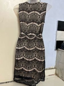 Pintrest Honey Branded Lace Mini Dress