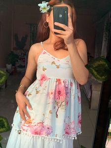 Floral Empire Slip