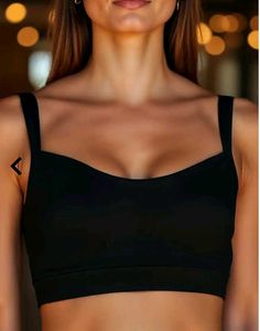 Black Sports Bra