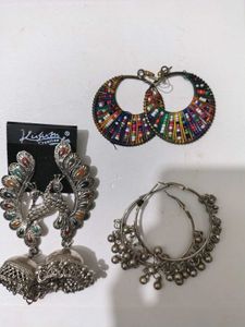 3 Earrings Set