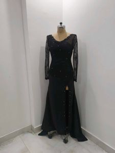Elegant Black Maxi Gown