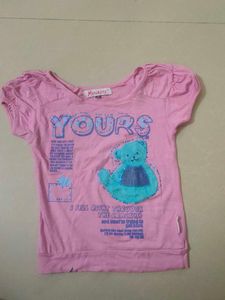 Pink "Yours" Graphic Tee