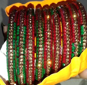 Sparkling Beaded Bangles