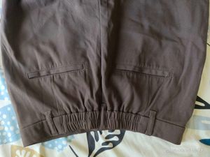 Brown Wide Leg Korean pant