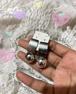 Silver Drop Earrings