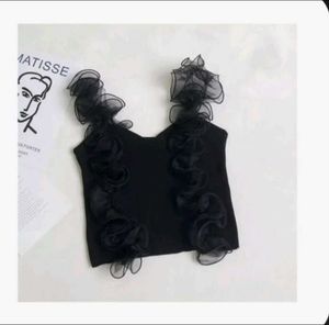 Cute Frill Crop Top