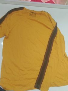 DILLINGER Yellow Striped T-shirt
