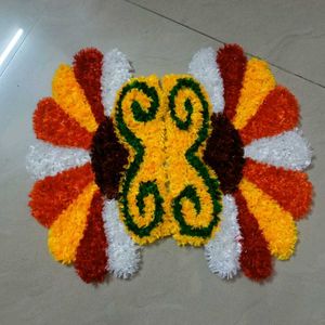 Flower Rangoli Mat