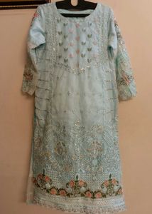 Bluish Kameez And Salwar 💎🩵