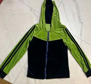 Velvet Hoodie Jacket