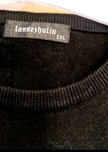 Striped white &amp; Black Sweater