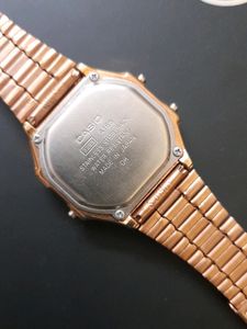 Casio Rose Gold Watch Vintage Series
