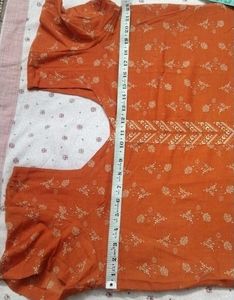 Floral Orange Pant Suit