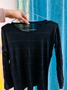 Combo Black Fitted Top Wear