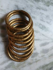 Vintage Gold Tone Bangle Set