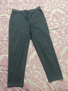 Gray Casual Pants