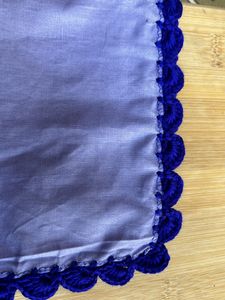 Handkerchief For Women Crocher Border