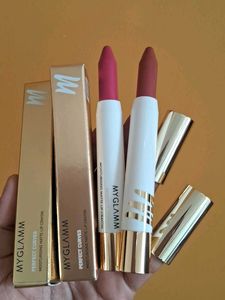 Myglamm Perfect Curves Crayon Lipstick Pack Of 2