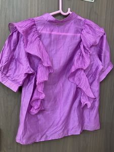 Party wear High Quality Organza Top For M&amp; L