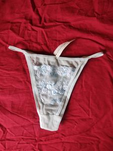Lace Trim Thong Combo 2 Piece