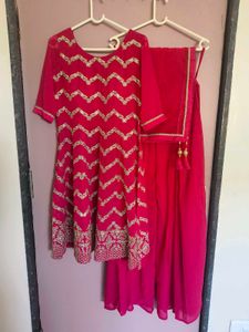 Pink &amp; Gold Salwar Suit