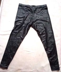 Shiny Black Pants