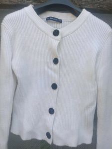 Soft White Women Cardigan