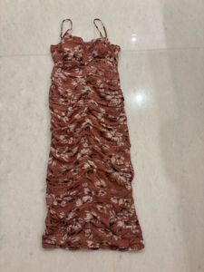 PEACH BODYCON DRESS ❤️