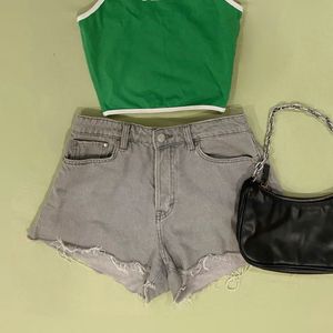 H&M Y2k Grey Shorts