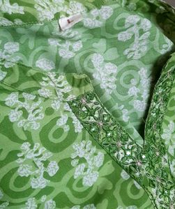 Beautiful Kurti Set With Dupatta 💚