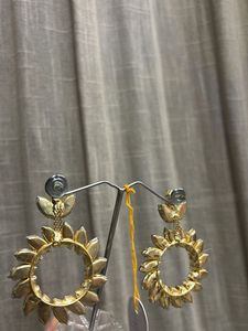 Stunning Gemstone Hoop Earrings