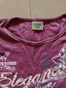 Combo Of Two Hosriey Cotton Kids Top