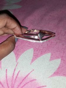 Heart Bangle Bracelet