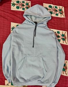 Oversized Light Blue Hoodie