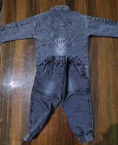 Denim Jacket &amp; Pants Set