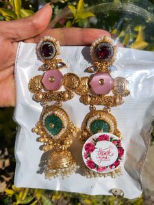New/Unused Gold Plated Light Weighted Brass Jhumki