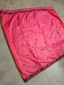 Offer 🎉Double Shade Embroidered Sare🎉