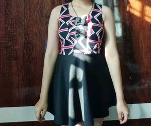 Stylish Black Skater Dress