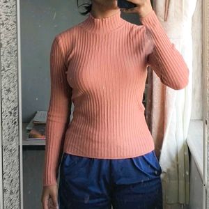BODY FITTING NUDE PINKISH TOP