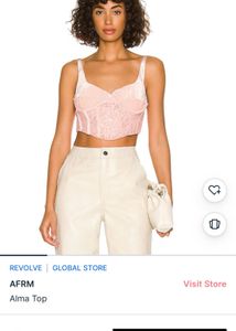 Blush Velvet Corset Top