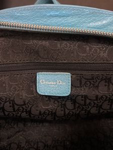 Christian Dior Blue Detective Handbag