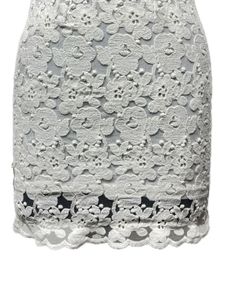 Elegant White Lace Dress
