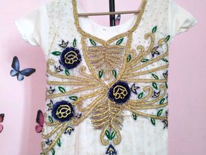Heavy Stone Work Gown