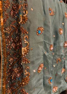 zardozi ethnic saree