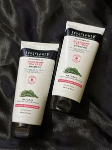 🍃 Soulflower – Rosemary & Tea Tree Shampoo