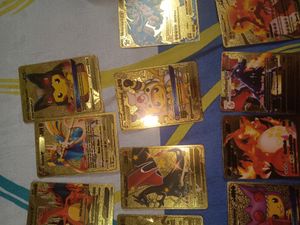 Gold Pokemon Cards