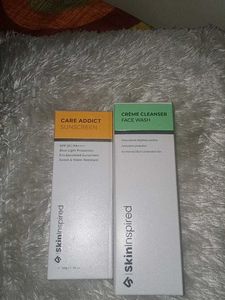 Sunscreen And Facewash