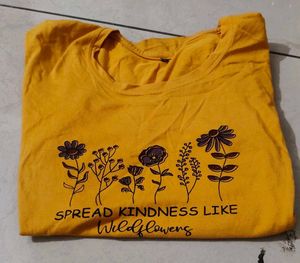 Yellow Wildflower Graphic Tee