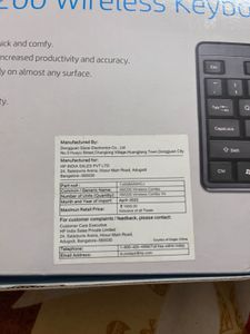 Hp Wirelesss Keyboard And Mouse Set