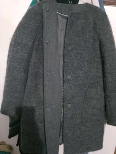 beautiful woman long coat